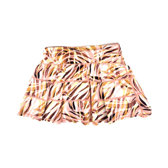 IDEOLOGY Womens White Stretch Pocketed Pink Ruffled Gym Skort 2X NWT - Picture 5 of 5